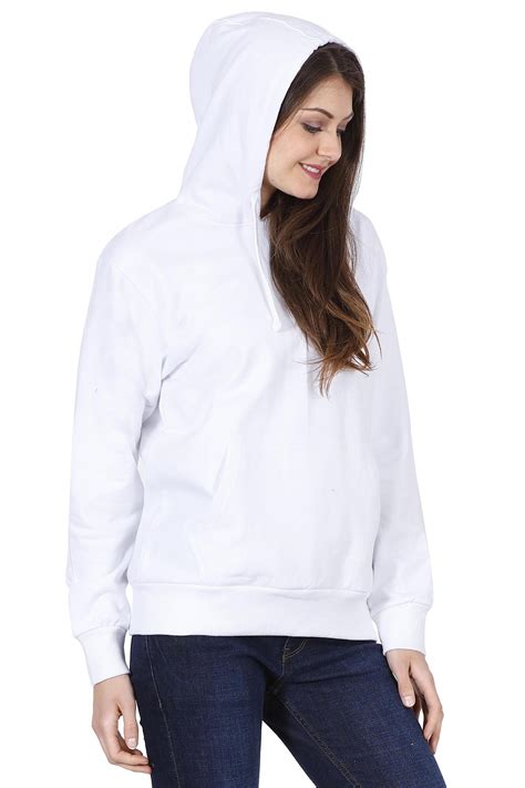 Womens White Hoodies & Pullovers 